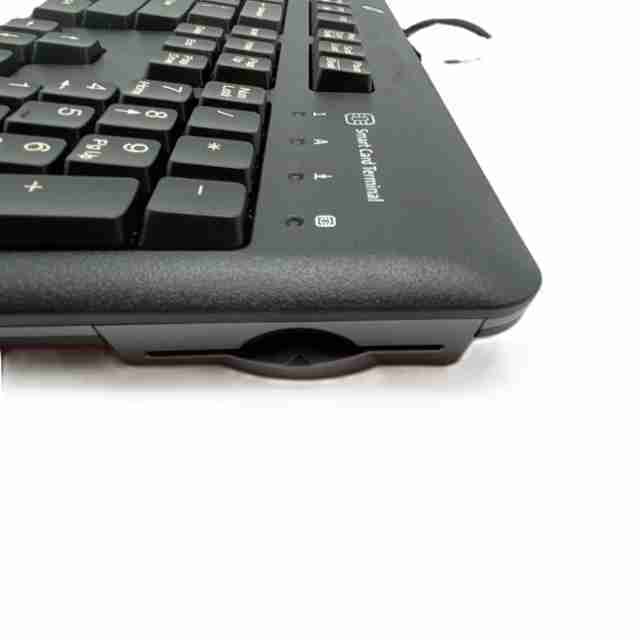 HP USB US Smartcard CCID QWERTY Keyboard 700847-001 - New