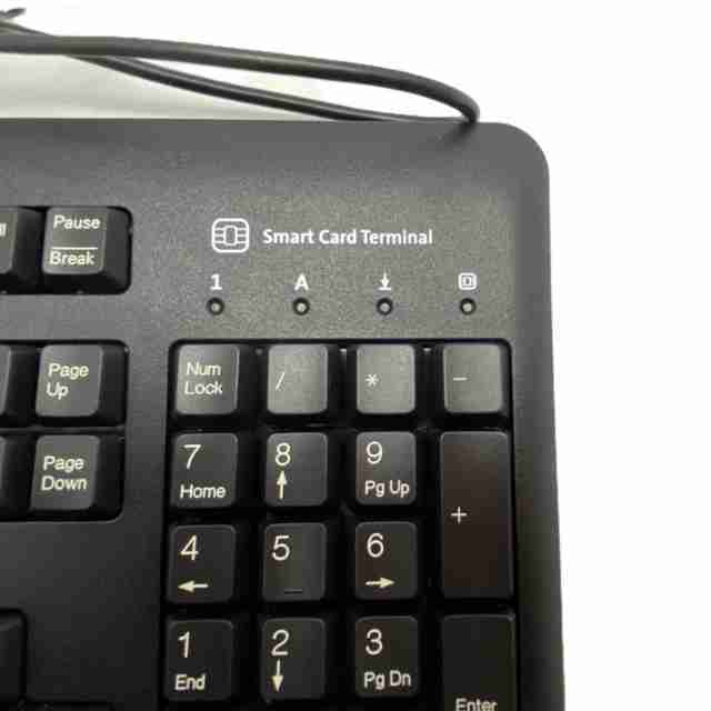HP USB US Smartcard CCID QWERTY Keyboard 700847-001 - New