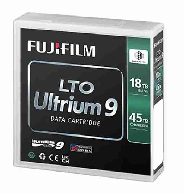 LTO-9 Ultrium Tapes 18/45TB, DELL CMXW0, HPE Q2079A, IBM 02X5W68