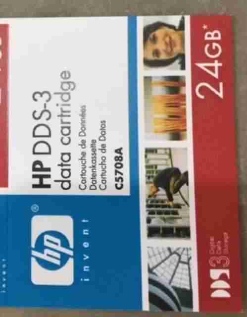 4mm DDS Tapes, All Brands, DDS-3, DDS-4, DDS-5, DAT-72. DAT160, DAT320, HP