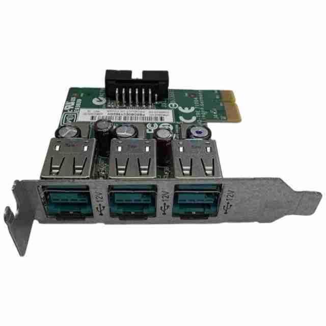 HP 638945-001 3-Port Powered USB 12V PCI Express Card for RP5800