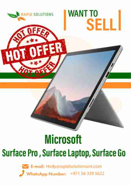 Microsoft, Surface Pro 7, Surface Laptop 2, Surface Go, B+ Grade