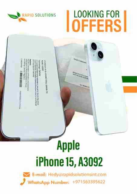 Apple, iPhone 15, A3092, 128-256GB, ASIS