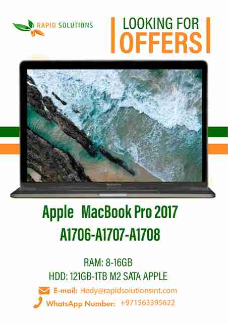 Apple, MacBook Pro 2017 (A1706-A1707-A1708), A-B grade