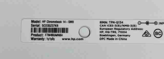 HP Chromebook 14 G3 and 14-SMB G1