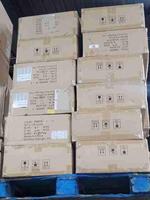 QTY 960- NEW Contour Design WHITE Perfit Mouse Non-Scroll Optical Ergonomic USB PMO5-M-R