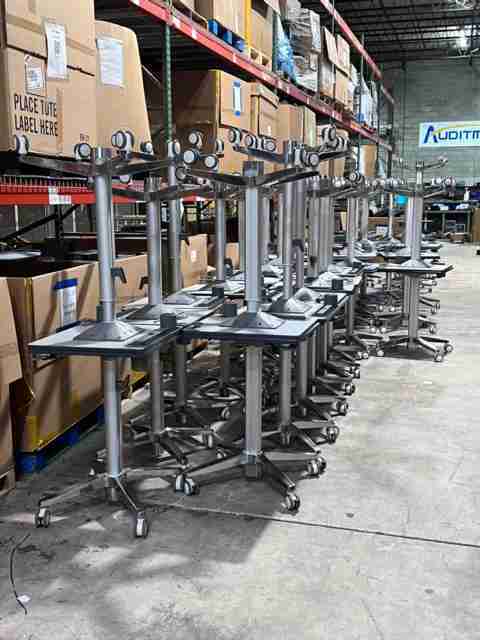 Lot of 61 Ergotron Learn Fit Sit Stand Mobile Desk Table EZ Lock Wheels