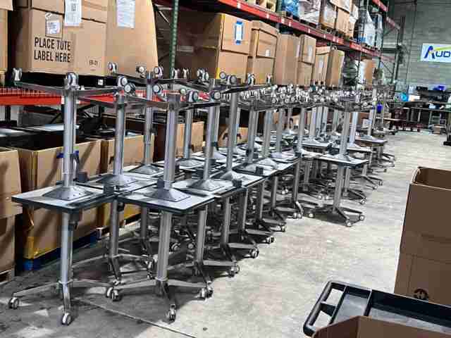 Lot of 61 Ergotron Learn Fit Sit Stand Mobile Desk Table EZ Lock Wheels