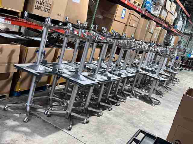 Lot of 61 Ergotron Learn Fit Sit Stand Mobile Desk Table EZ Lock Wheels