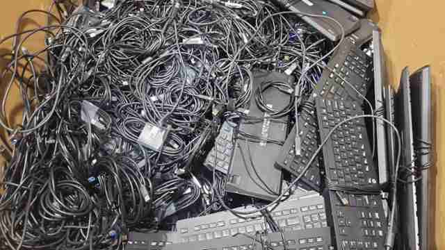 LOT OF 11 Pallets of Mixed Cables and Computer Accessories