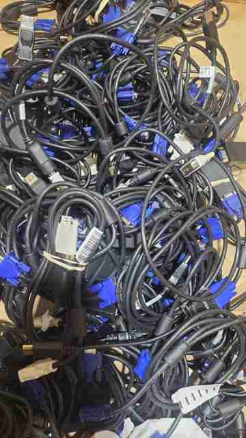 LOT OF 11 Pallets of Mixed Cables and Computer Accessories