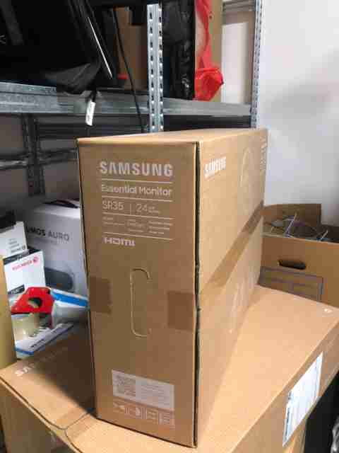 Samsung Monitor 24" New - 527 units. S24R350FZE LED IPS Panel AMD Gaming Mode Sealed Box