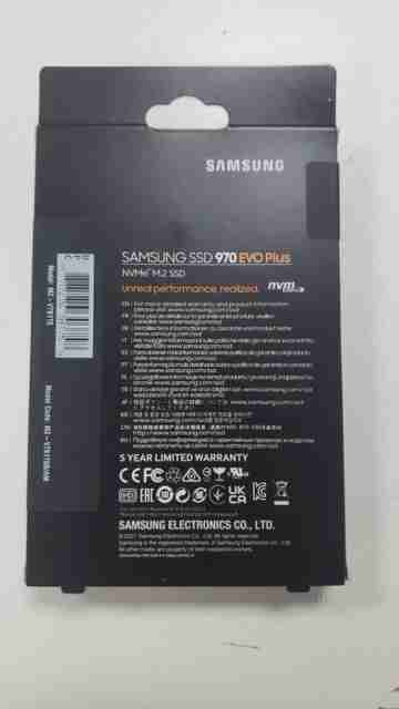 Samsung 970 EVO Plus NVMe M.2 Internal SSD 1TB