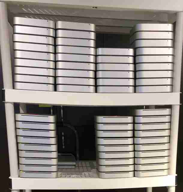 27x Apple Mac Mini / 2.5Ghz 8GB RAM SSD Drives / GRADE A/B - iOS installed READY FOR USE