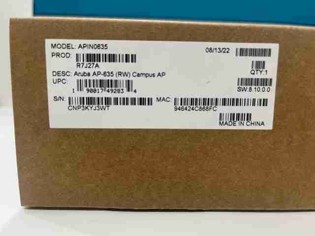WTS: R7J27A(Aruba AP-635 (RW) Campus AP, including R3J19A) | Tradeloop
