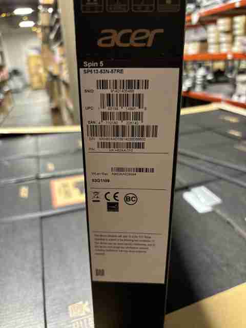 WTS: NEW Sealed - Acer Spin 5 SP513-53N-57RE 13.3" 2 in 1 Notebook